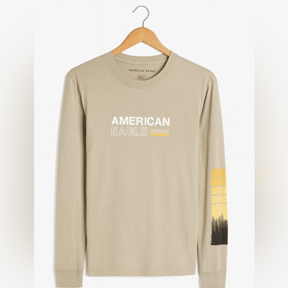 American Eagle Men’s Long Sleeve Graphic Tees (2 Pack) – Size XS - Picture 3 of 4